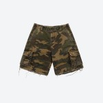 Camo Cargo Midi Shorts